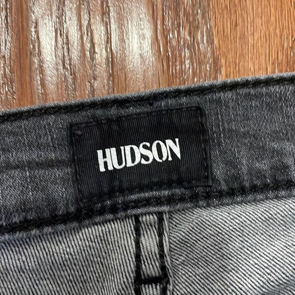 Hudson Krista super skinny mid rise grey jeans size 28 - Picture 6 of 10
